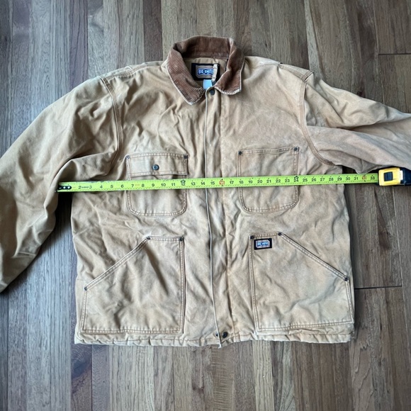 Big Smith Canvas Work Chore Farm Field Tan Jacket Men’s Sz 2XL Heavy Duty Lined - Picture 13 of 13